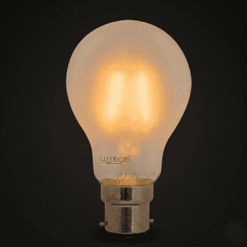 Ampoules LED Filament Dépolie Standard - B22 / 6W / 750lm / 2700K / E (x2pcs)