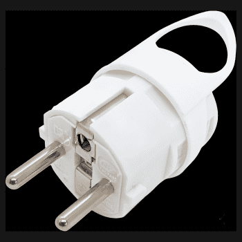 Fiche électrique mâle anneau 16A(2P+T)