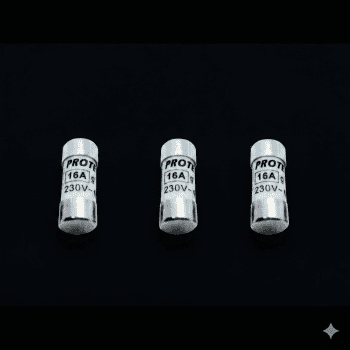 Lot 3 fusibles 16A sans voyant - 10,3X25,8mm