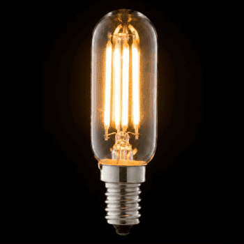 Ampoules LED Filament Claire Tubulaire - E14 / 4W / 470lm / 2700K / E (x2pcs)