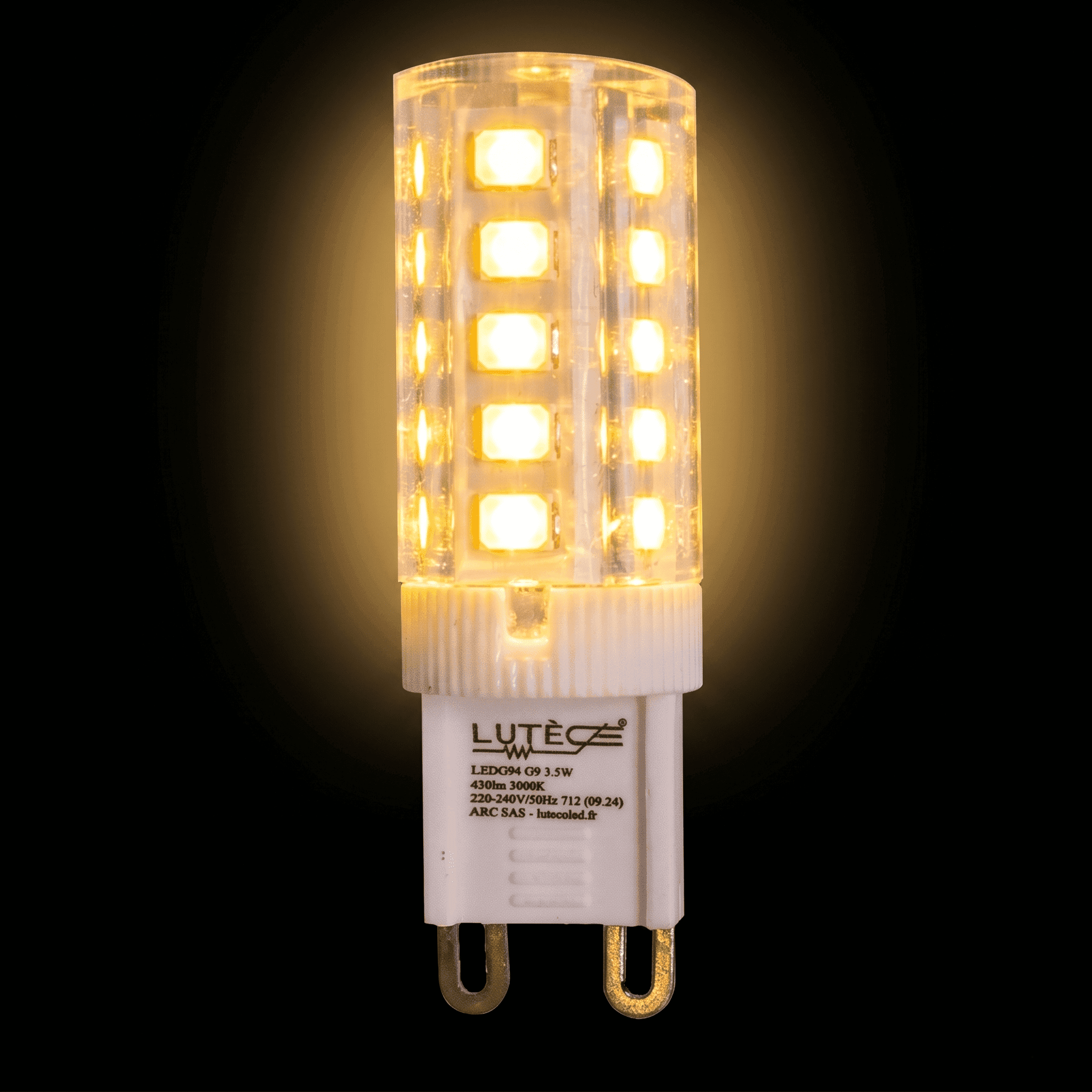 Ampoules LED Capsule G9 / 3,5W / 430lm / 3000K / E (x2pcs)