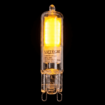 Ampoule LED COB capsule G9 / 2W / 250lm / 3000K (x2 pcs)