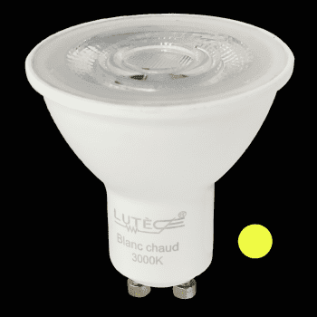 Ampoules LED Spot 36° - GU10 / 4,9W / 370lm / 3000K / F (x2pcs)