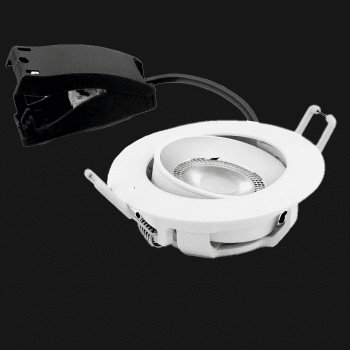 Spot LED encastrable 4,8W / 3000K / IP44 + douille connexion rapide