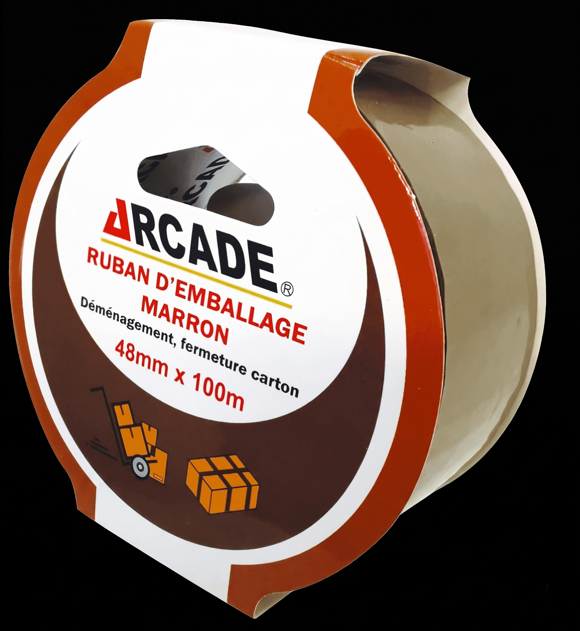 Adhésif Emballage marron 96mx48mm