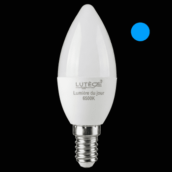 Ampoule LED Flamme - E14 / 4,9W / 600lm / 6500K / D (x2pcs)