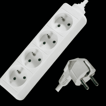 Bloc Multiprise - 4x16A(2P+T) - Câble 1m 3G1.0mm²