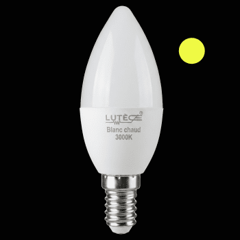 Ampoules LED Flamme - E14 / 4,5W / 330lm / 3000K / G (x2pcs)