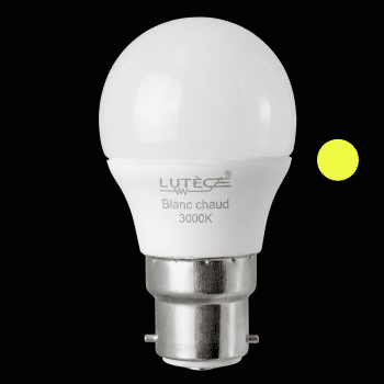 Ampoules LED Sphérique - B22 / 3,4W / 470lm / 3000K / D (x2pcs)
