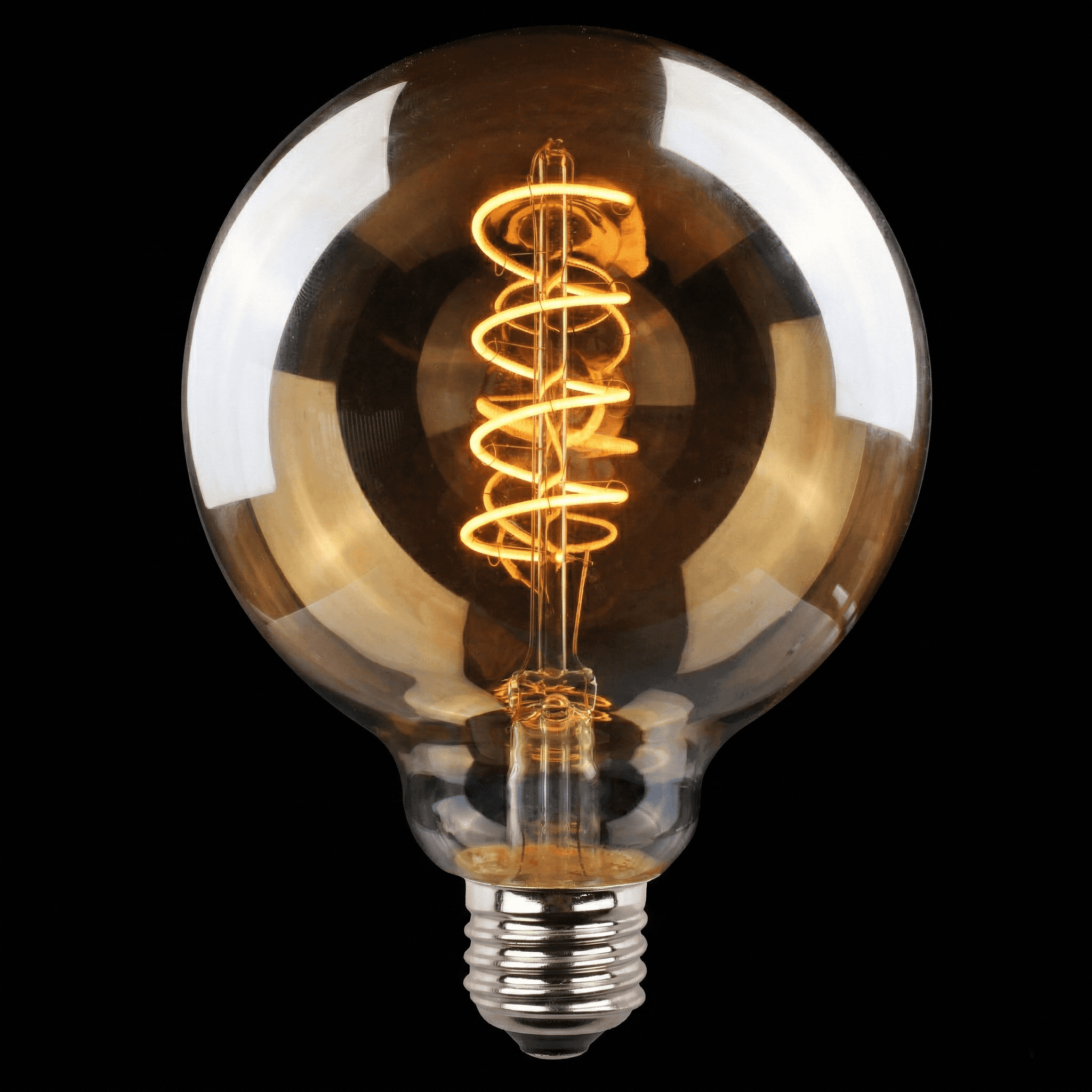 Ampoule LED Filament Vintage Ambrée G125 - E27 / 4W / 320lm / 2200K / G