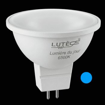 Ampoules LED Spot MR16 12V - GU5,3 / 4,9W / 400lm / 6400K / G (x2pcs)
