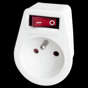 Monoplite avec interrupteur 1x16A(2P+T)
