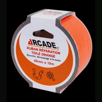 Adhésif Toilé Orange 10mx48mm
