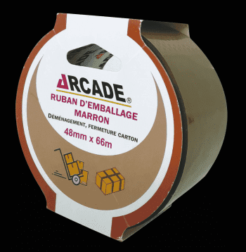 Adhésif Emballage Marron 66mx48mm